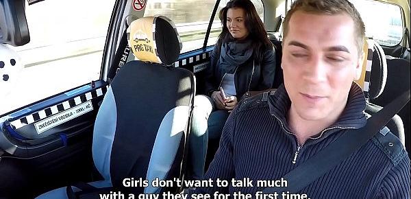  Beautiful Busty Model Squirts in Taxi Car